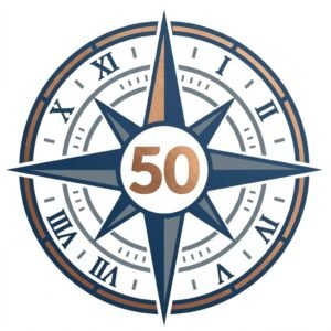 Logo boussole 50expliquee