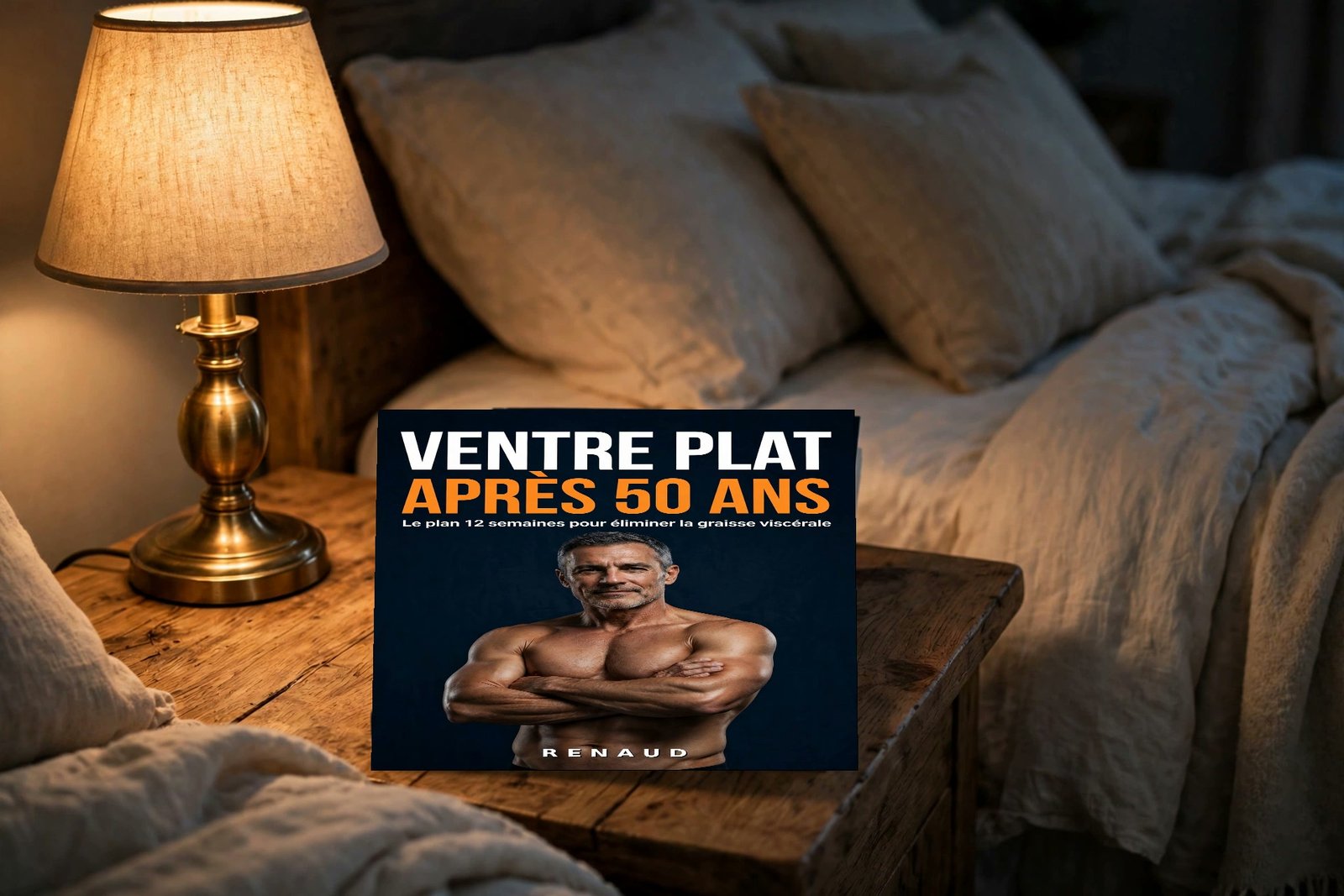 Le livre Ventre plat après 50 ans sur la table de chevet